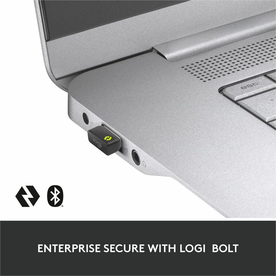 Logitech MX Master 3S for Business, Wireless Mouse with Quiet Clicks, 8K DPI, Logi Bolt USB Receiver, Graphite - 910-006581