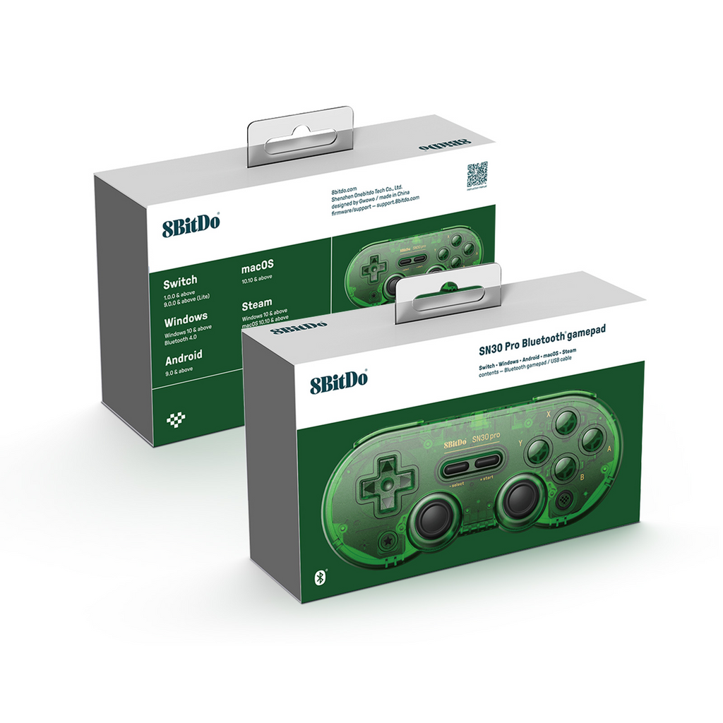 8BitDo SN30 Pro Bluetooth Gamepad - Hall Effect Joystick (80GQ)
