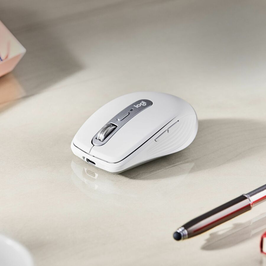 Logitech MX Anywhere 3S for Business - Wireless Mouse - Darkfield - Wireless - Bluetooth