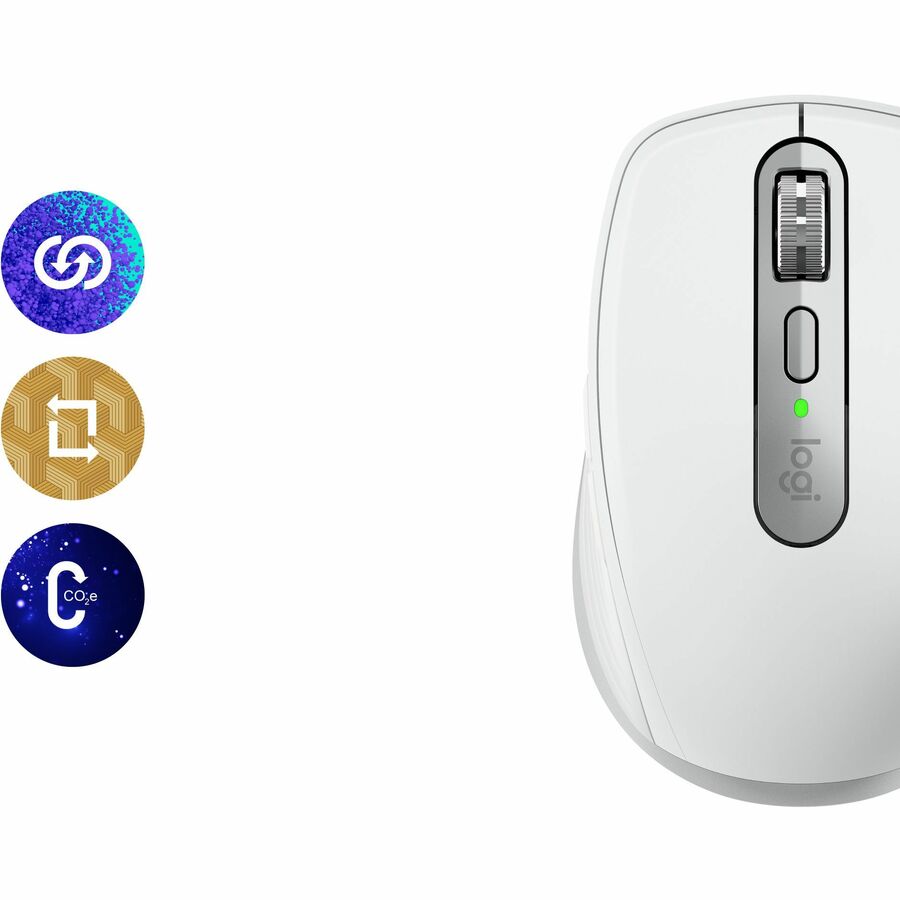 Logitech MX Anywhere 3S for Business - Wireless Mouse - Darkfield - Wireless - Bluetooth